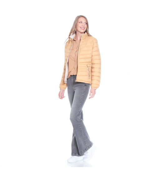 PARKA MANGA LARGA SOLIDA REVERSIBLE