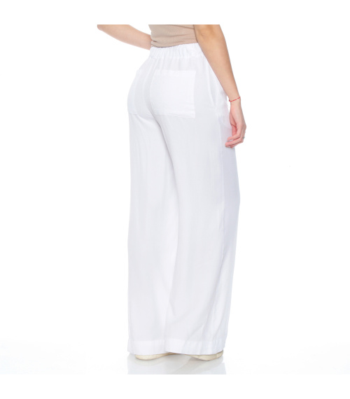 PANTALON WIDE LEG LYOCELL TIRO ALTO PRETINA ELASTICADA