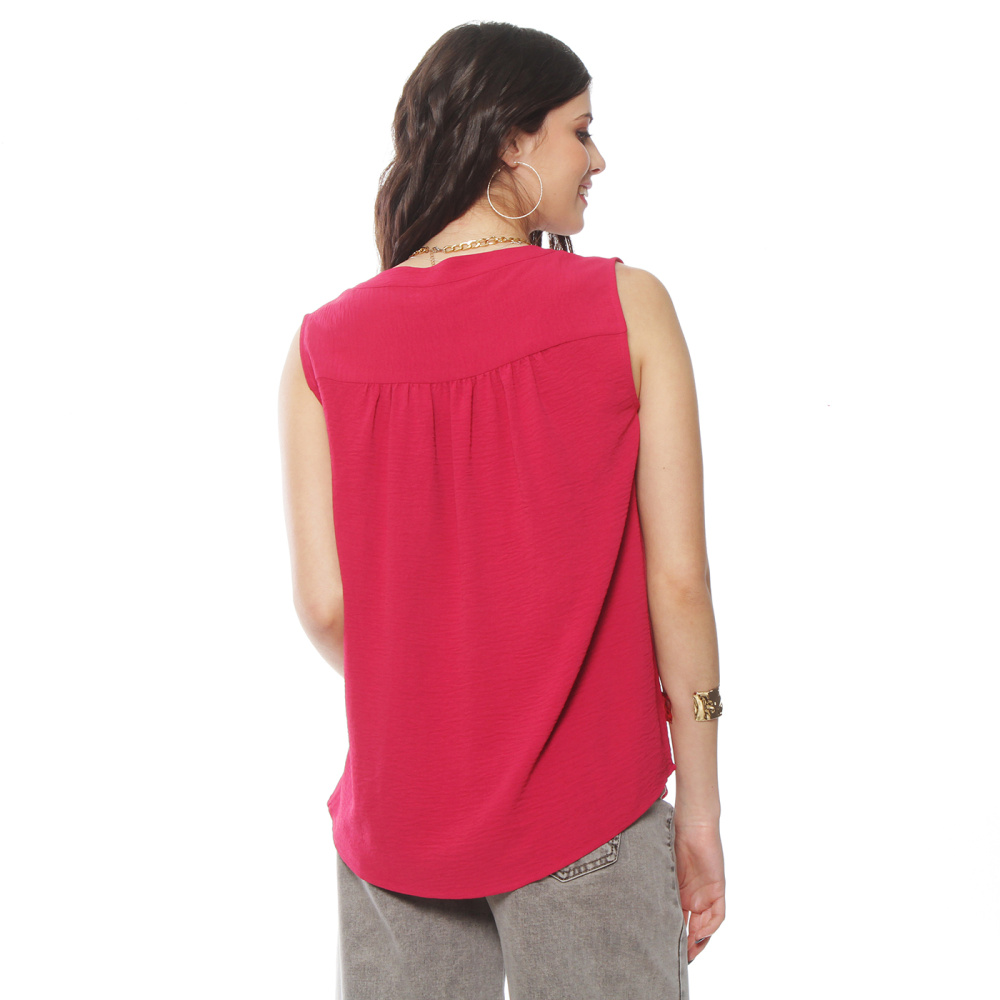 BLUSA SIN MANGA ESCOTE V