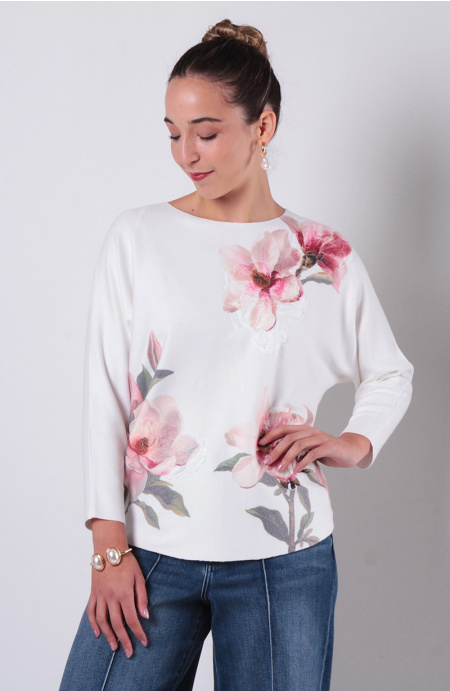 SWEATER SUBLIMADO MANGA 3/4 ESCOTE REDONDO
