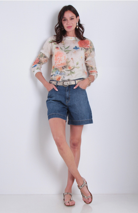 SWEATER SUBLIMADO MANGA LARGA ESCOTE REDONDO