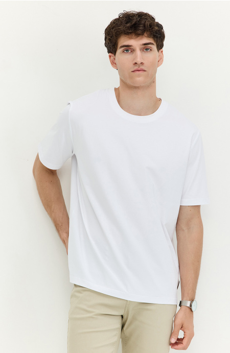 Polera Hombre Manga Corta Escote Redondo