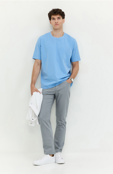 Polera Hombre Manga Corta Escote Redondo