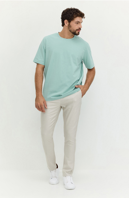 Polera Hombre Manga Corta Escote Redondo