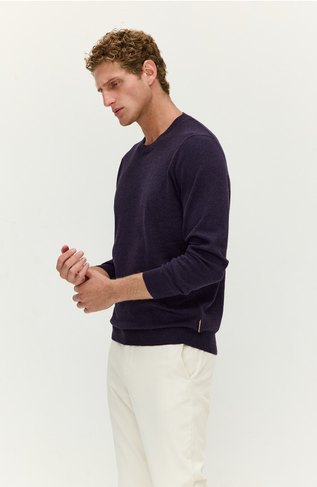 Sweater Hombre Manga Larga Escote Redondo