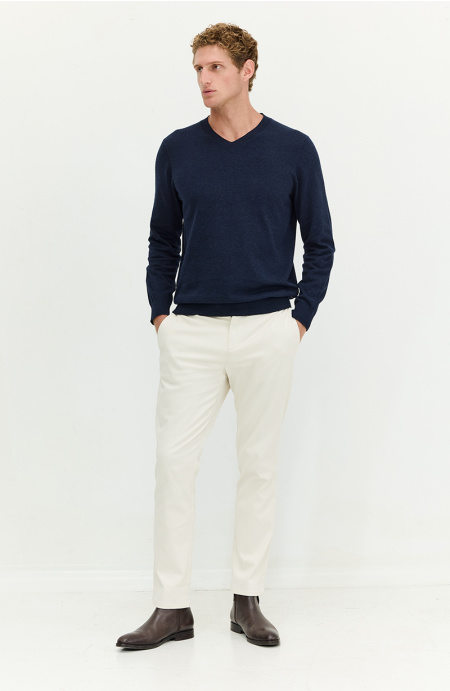 Sweater Hombre Manga Larga Escote V