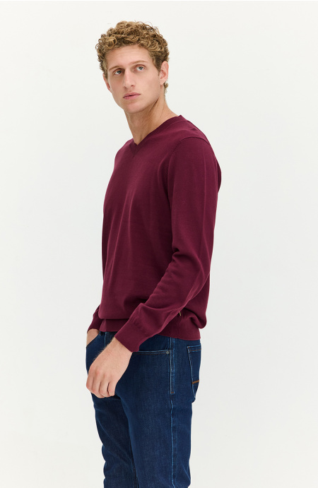 Sweater Hombre Manga Larga Escote V
