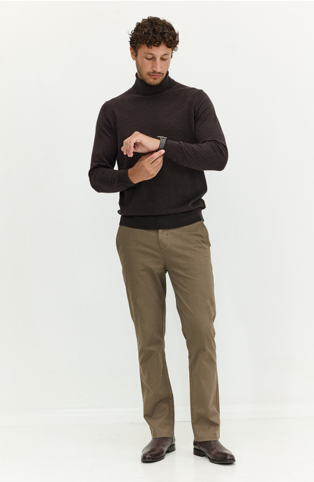 Sweater Hombre Manga Larga Cuello Alto