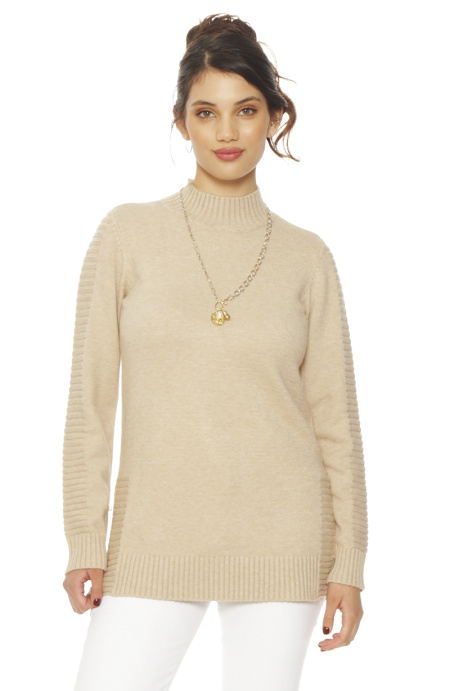 Sweater Manga Larga Solid