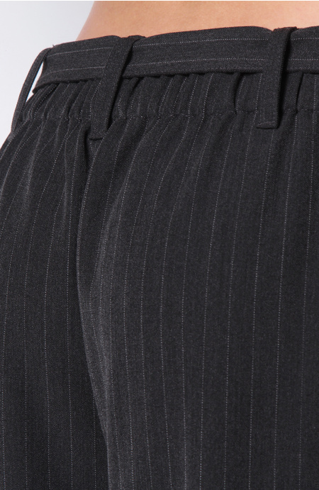 PANTALON WIDE LEG TIRO ALTO PRETINA BASICA CON CINTURON