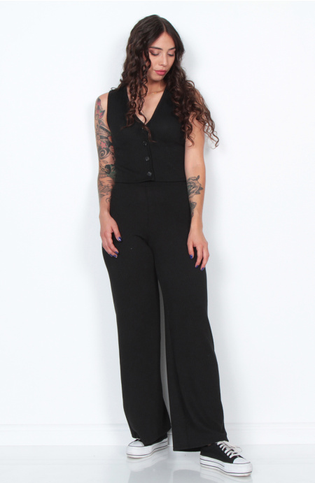 Conjunto Vest Y Pantalon Solido