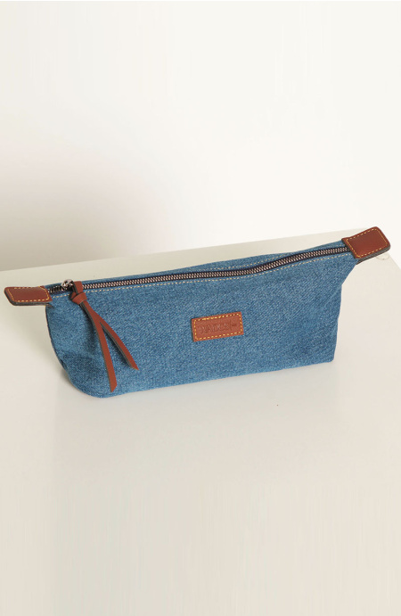 Neceser Denim Con Cierre