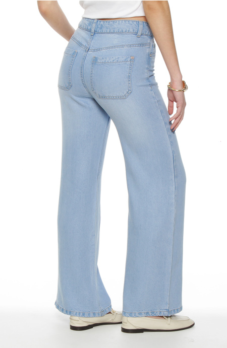 PANTALON RECTO LYOCELL PRETINA BASICA 1 BOTON