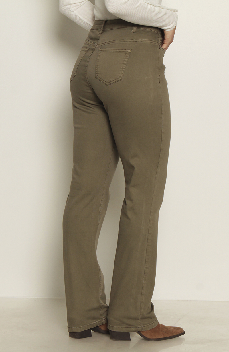 Pantalon Recto Tiro Alto Pretina 1 Boton hover