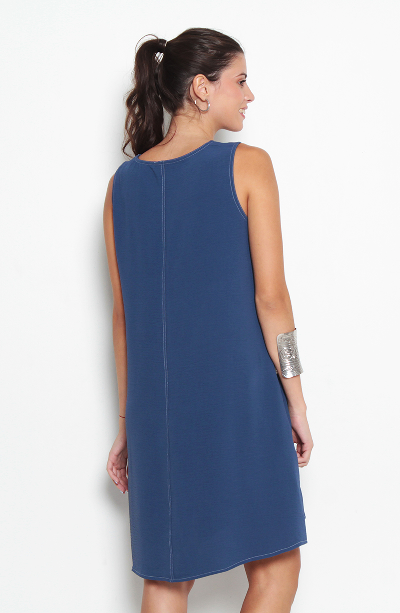 Vestido Sin Manga Escote Recondo hover