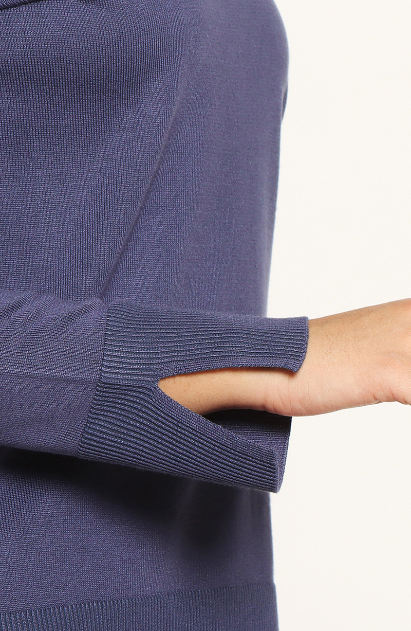 Sweater Manga Larga Cuello Alto hover