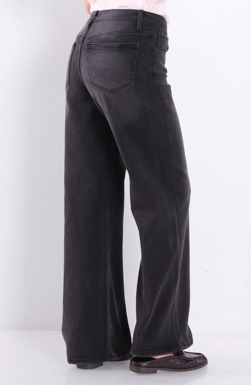 Jeans Wide Leg Ito Alto Pretina Basica 1 Boton hover