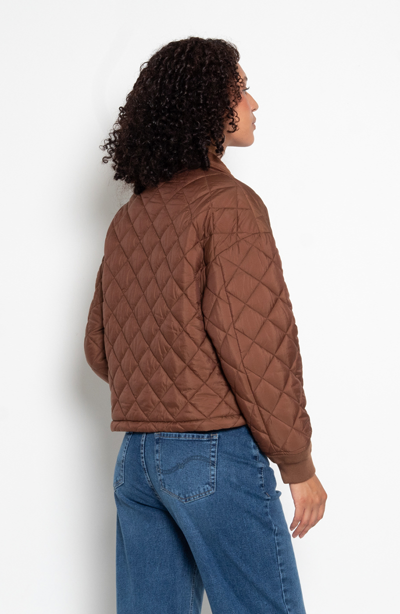 Chaqueta Manga Larga Con Bolsillo Y Cierre Delantero hover