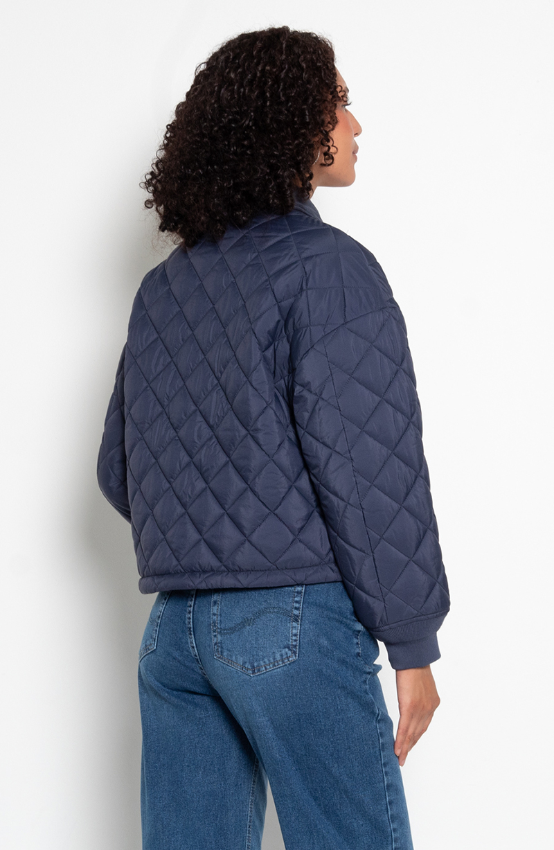 Chaqueta Manga Larga Con Bolsillo Y Cierre Delantero hover