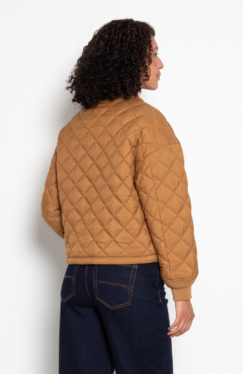 Chaqueta Manga Larga Con Bolsillo Y Cierre Delantero hover