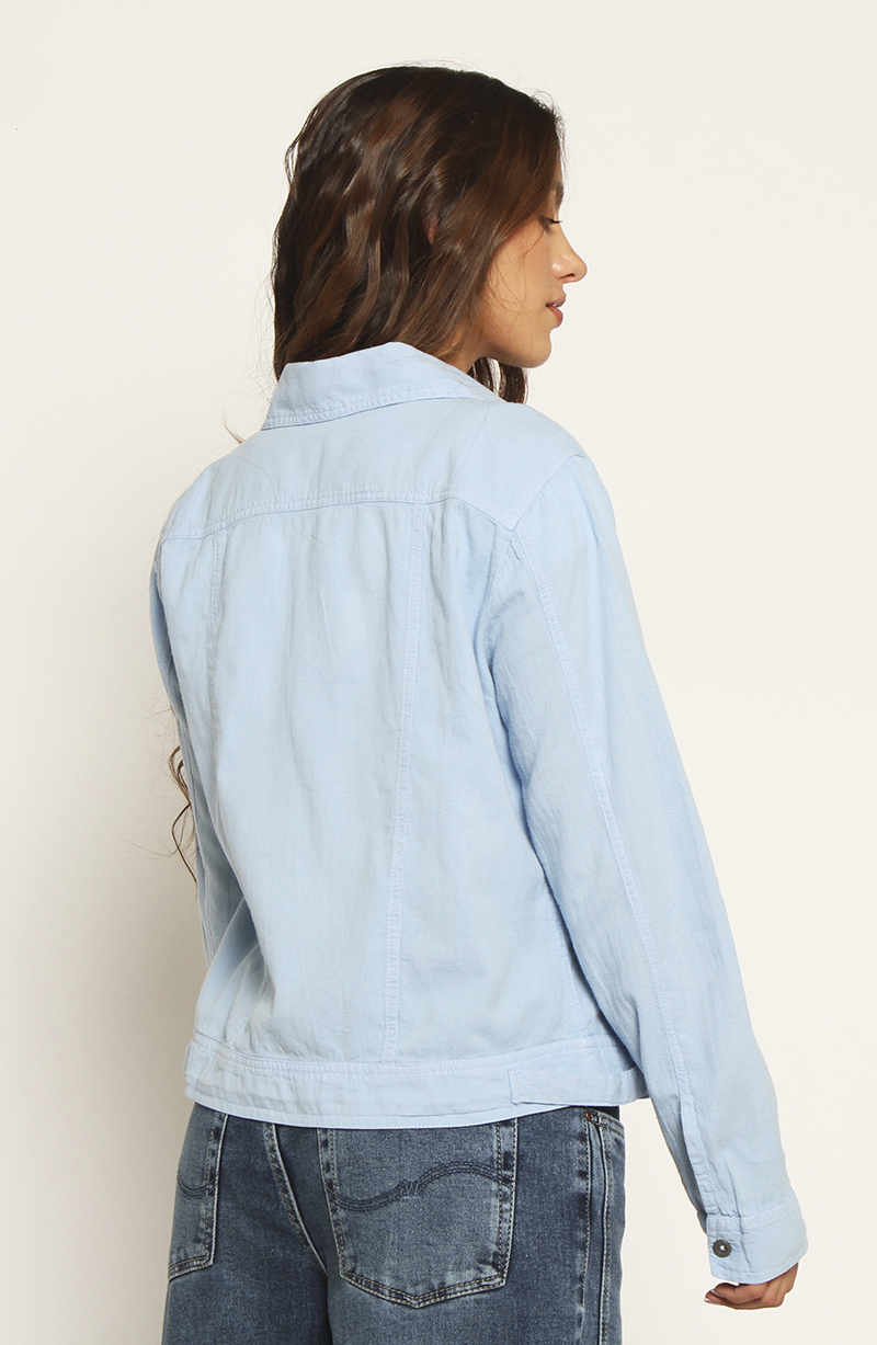 Chaqueta Manga Larga Lino hover